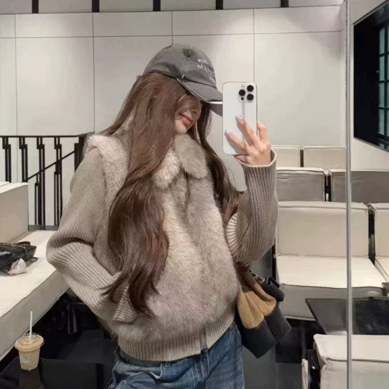 Winter Faux Fur Jacket Women F - đánh giá và giá Streetwear Brand Clothing